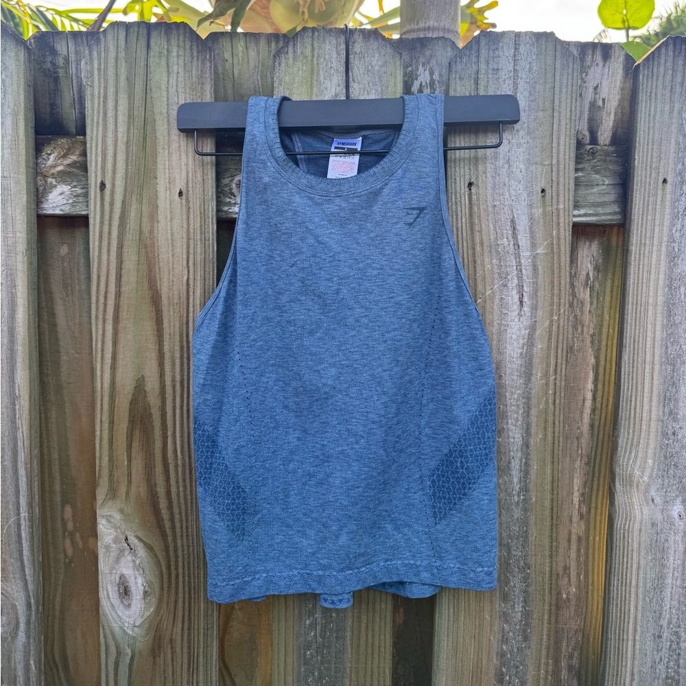 Gymshark Blue Racerback Tank Top